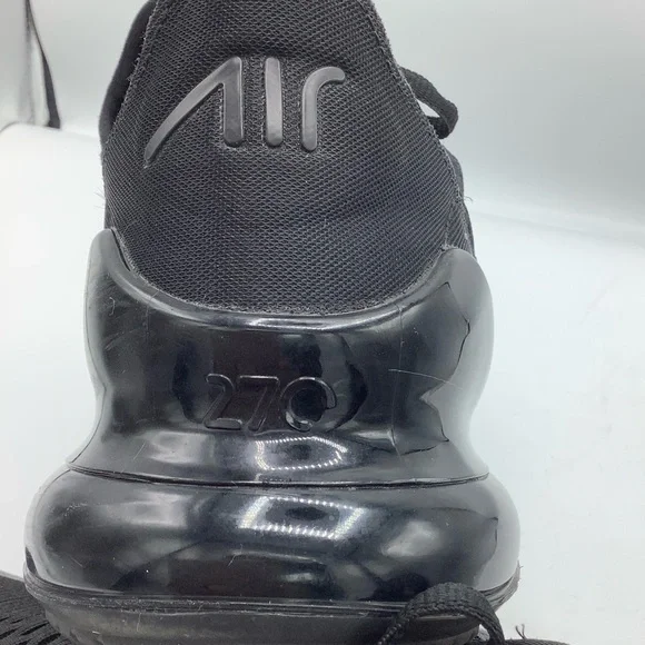Nike Air Max 270 Triple Black AH8050-005 Sneakers - Picture 8 of 8